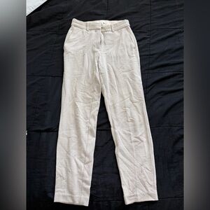 H&M women’s Textured Cream Chinos